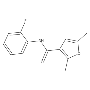 N-(2-fluorophenyl)-2,5-dimethylfuran-3-carboxamide Structure
