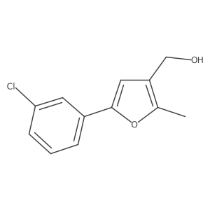 3-Furanmethanol, 5-(3-chlorophenyl)-2-methyl- Structure