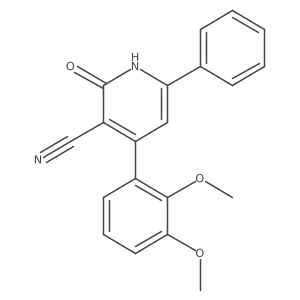 3-Pyridinecarbonitrile,4-(2,3-dimethoxyphenyl)-1,2-dihydro-2-oxo-6-phenyl-结构式