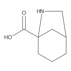 6-Azabicyclo[3.2.1]octane-5-carboxylic acid Structure