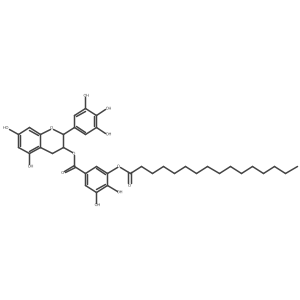 Epigallocatechin gallate 3-palmitate结构式
