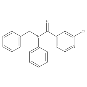 N-benzyl-2-chloro-N-phenylpyridine-4-carboxamide结构式