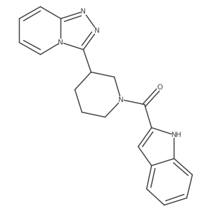 1H-indol-2-yl[3-([1,2,4]triazolo[4,3-a]pyridin-3-yl)piperidin-1-yl]methanone Structure