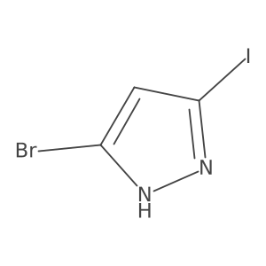 3-Bromo-5-iodopyrazole Structure