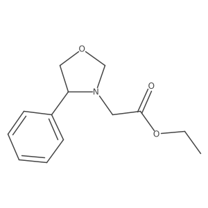 Ethyl (4S)-4-phenyl-3-oxazolidineacetate Structure