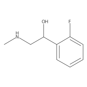 1-(2-Fluorophenyl)-2-(methylamino)ethan-1-ol Structure