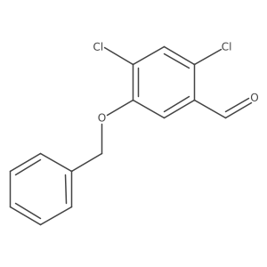 5-(Benzyloxy)-2,4-dichlorobenzaldehyde结构式