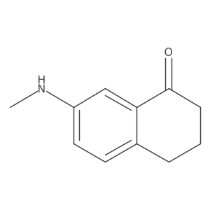 7-(Methylamino)-1,2,3,4-tetrahydronaphthalen-1-one Structure