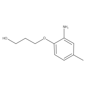 3-(2-Amino-4-methylphenoxy)propan-1-ol结构式