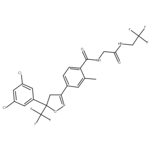Fluralaner, (S)- Structure