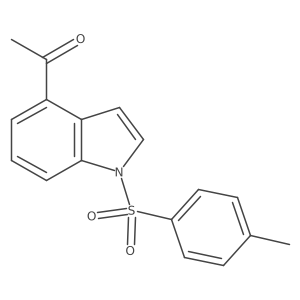 1-(1-tosyl-1H-indol-4-yl)ethanone Structure