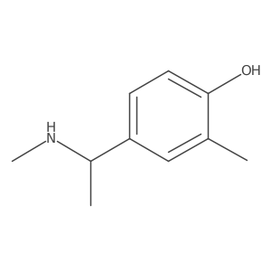 (R)-2-Methyl-4-(1-(methylamino)ethyl)phenol Structure