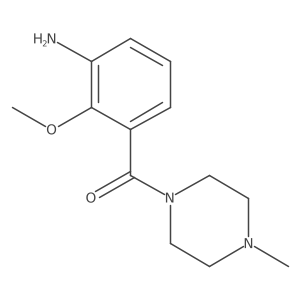 (3-Amino-2-methoxy-phenyl)-(4-methyl-piperazin-1-yl)-methanone结构式