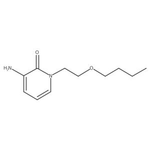 3-Amino-1-(2-butoxyethyl)-1,2-dihydropyridin-2-one结构式