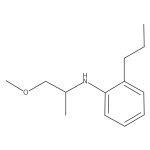 N-(1-methoxypropan-2-yl)-2-propylaniline Structure