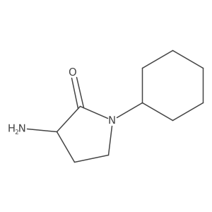 3-Amino-1-cyclohexylpyrrolidin-2-one Structure