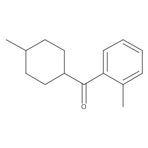 (4-Methylcyclohexyl)(2-methylphenyl)methanone结构式