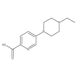 5-(4-Ethylpiperazin-1-yl)pyridine-2-carboxylic acid Structure