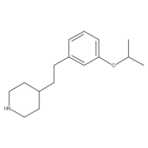 4-(3-Isopropoxyphenethyl)piperidine Structure