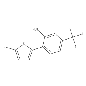 2-(5-Chloro-2-thienyl)-5-(trifluoromethyl)benzenamine Structure