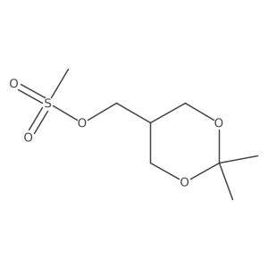 (2,2-Dimethyl-1,3-dioxan-5-yl)methyl methanesulfonate Structure