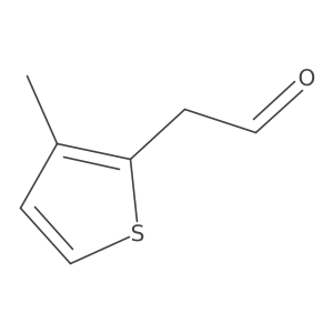 2-(3-Methylthiophen-2-yl)acetaldehyde Structure