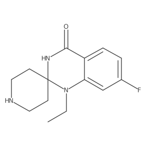 1'-ethyl-7'-fluoro-1'H-spiro[piperidine-4,2'-quinazolin]-4'(3'H)-one Structure