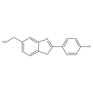 (2-(4-Fluorophenyl)benzo[D]oxazol-5-YL)methanamine结构式