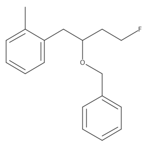 1-(2-(Benzyloxy)-4-fluorobutyl)-2-methylbenzene结构式