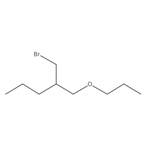 2-(Bromomethyl)-1-propoxypentane Structure
