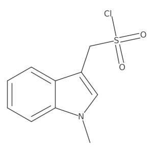 (1-Methyl-1h-indol-3-yl)methanesulfonyl chloride结构式