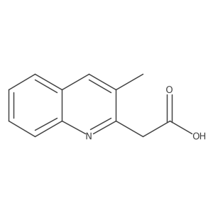 2-(3-Methylquinolin-2-yl)acetic acid结构式