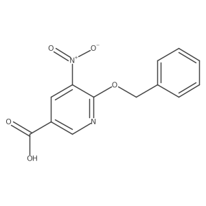 6-(Benzyloxy)-5-nitronicotinic acid Structure
