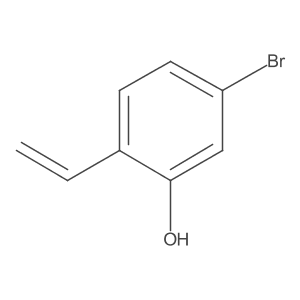 5-Bromo-2-ethenylphenol结构式