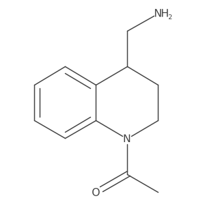 1-[4-(Aminomethyl)-1,2,3,4-tetrahydroquinolin-1-yl]ethan-1-one Structure