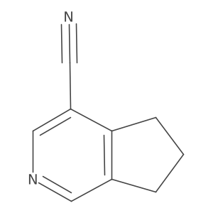 5h,6h,7h-Cyclopenta[c]pyridine-4-carbonitrile Structure