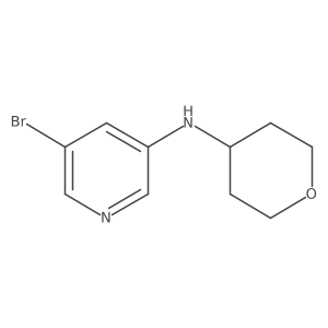 5-Bromo-N-(tetrahydro-2H-pyran-4-yl)-3-pyridinamine Structure