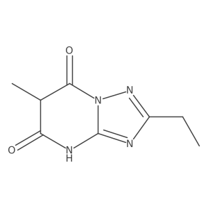 2-ethyl-6-methyl-4H,5H,6H,7H-[1,2,4]triazolo[1,5-a]pyrimidine-5,7-dione Structure