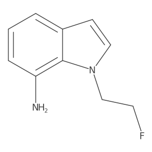 1-(2-Fluoroethyl)-1H-indol-7-amine结构式