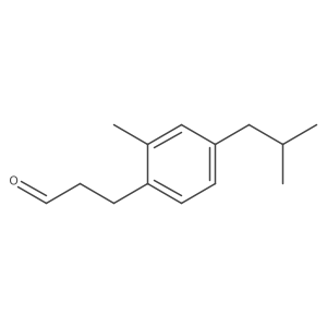 3-(4-Isobutyl-2-methylphenyl)propanal Structure