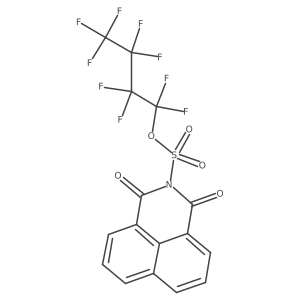 perfluorobutyl 1,3-dioxo-1H-benzo[de]isoquinoline-2(3H)-sulfonate Structure