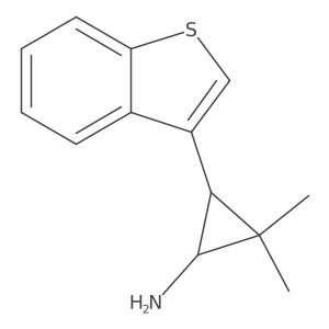 3-(1-Benzothiophen-3-yl)-2,2-dimethylcyclopropan-1-amine Structure