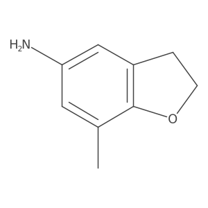 5-Amino-7-methyl-2,3-dihydrobenzofuran Structure
