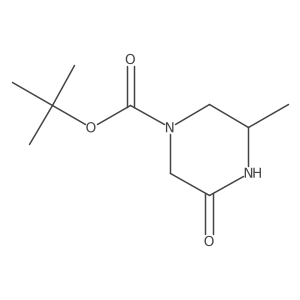 tert-butyl (3S)-3-methyl-5-oxopiperazine-1-carboxylate Structure