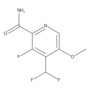 4-(Difluoromethyl)-3-fluoro-5-methoxypicolinamide Structure
