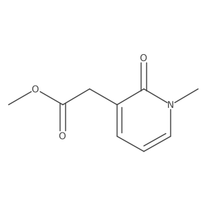 Methyl 2-(1-methyl-2-oxo-1,2-dihydropyridin-3-yl)acetate结构式