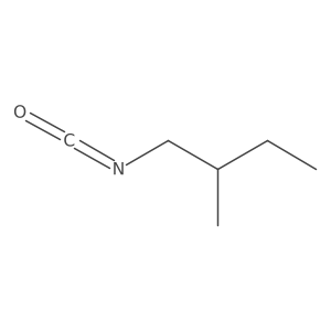1-Isocyanato-2-methylbutane Structure