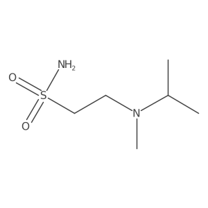 2-[isopropyl(methyl)amino]ethanesulfonamide Structure