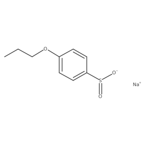 Sodium 4-propoxybenzene-1-sulfinate Structure