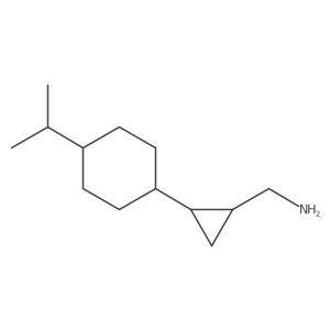 {2-[4-(Propan-2-yl)cyclohexyl]cyclopropyl}methanamine结构式